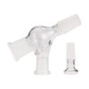 14mm Female to 14mm Male Pass-Through Glass Adapter import placeholder for 7291951743171
