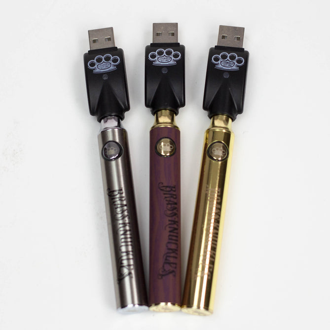 brass knuckles 510 vape battery 900mah brass knuckles 510 vape battery 900mah