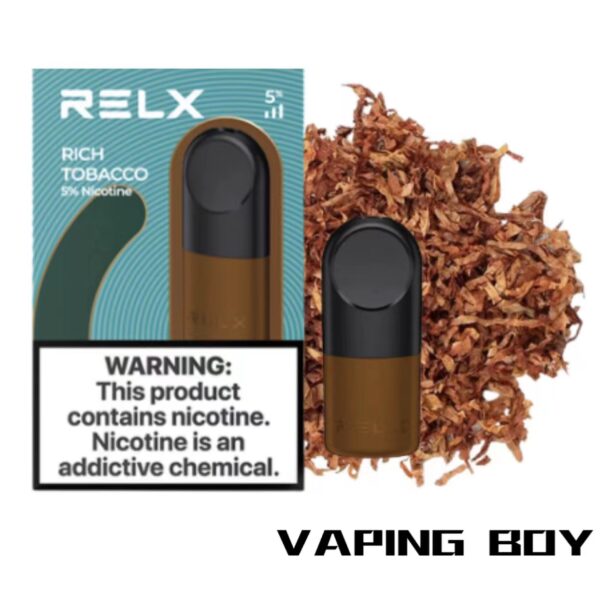 relx rich tobacco RELX Infinity POD- Rich Tobacco