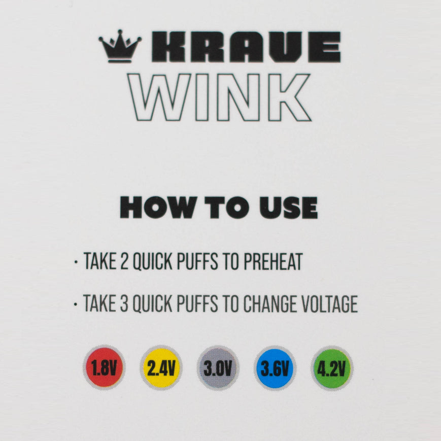 krave wink 510 battery krave wink 510 battery