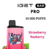 IGET BAR PRO – STRAWBERRY RASPBERRY – 10 000 PUFFS import placeholder for 9952