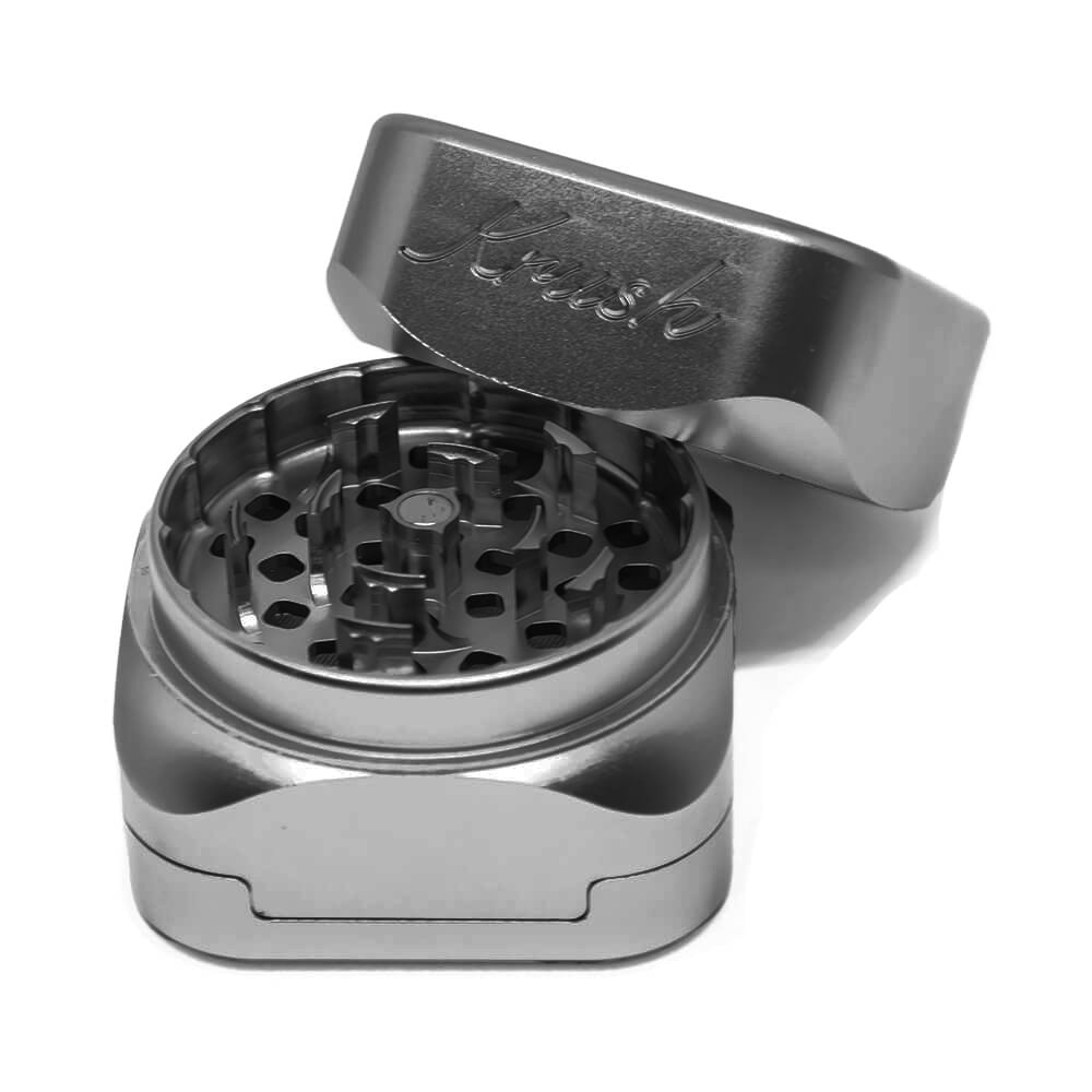 krush kube 2.0 aluminium grinder 2 parts 55mm krush kube 2.0 aluminium grinder 2 parts 55mm