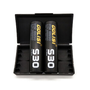 golisi s30 18650 3000mah 35a max batteries with case (2pcs/pack)