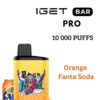 IGET BAR PRO – ORANGE FANTA SODA – 10 000 PUFFS import placeholder for 9948