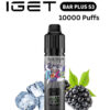 IGET BAR PLUS KIT S3 – BLACKBERRY ICE – 10 000 PUFFS import placeholder for 13899