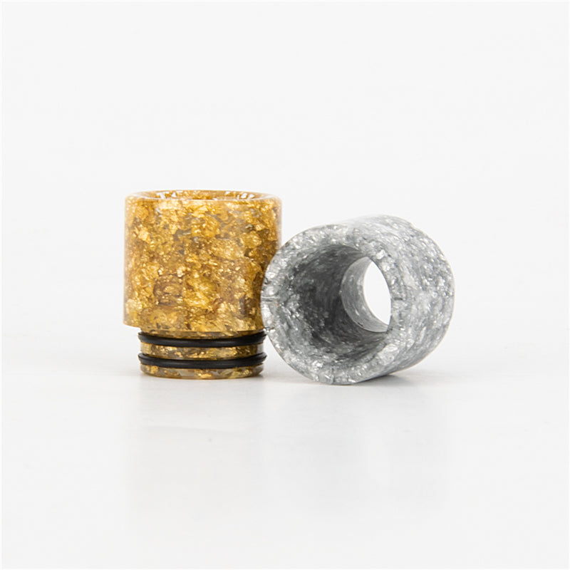 as116c gold or silver resin 810 drip tip mouthpiece 1pc pack as116c gold or silver resin 810 drip tip mouthpiece 1pc pack