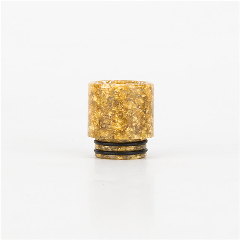 as116c gold or silver resin 810 drip tip mouthpiece 1pc pack as116c gold or silver resin 810 drip tip mouthpiece 1pc pack