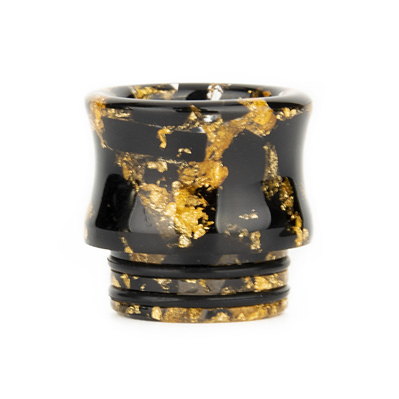 as201 resin & gold flakes 810 drip tip mouthpiece 1pc pack as201 resin & gold flakes 810 drip tip mouthpiece 1pc pack