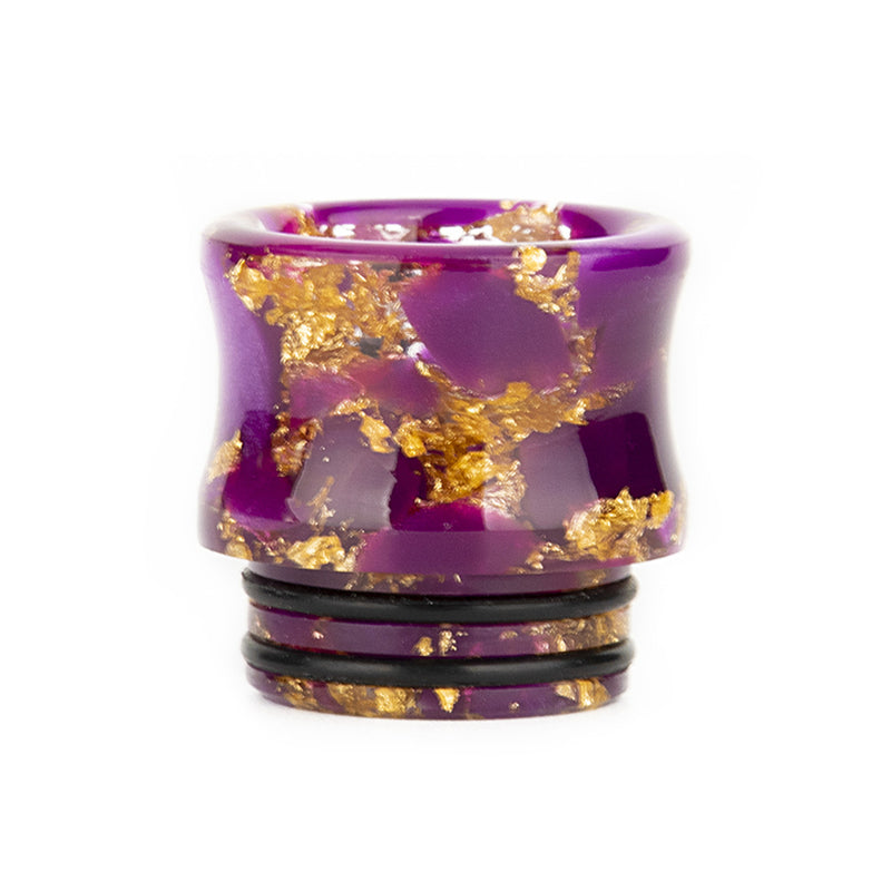 as201 resin & gold flakes 810 drip tip mouthpiece 1pc pack as201 resin & gold flakes 810 drip tip mouthpiece 1pc pack