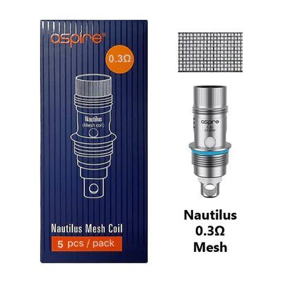 aspire nautilus bvc coils (5pcs/pack) aspire nautilus bvc coils (5pcs/pack)