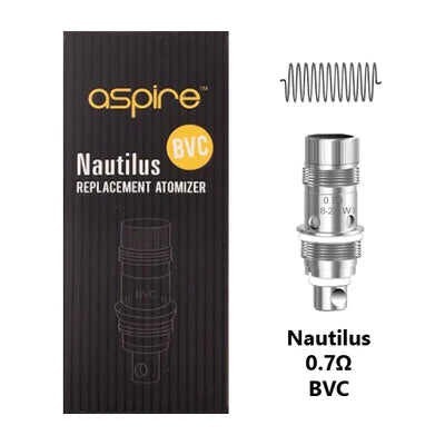 aspire nautilus bvc coils (5pcs/pack) aspire nautilus bvc coils (5pcs/pack)