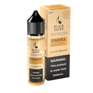 black note virginia tobacco (mellow & mildly sweet) 70vg/30pg 60ml