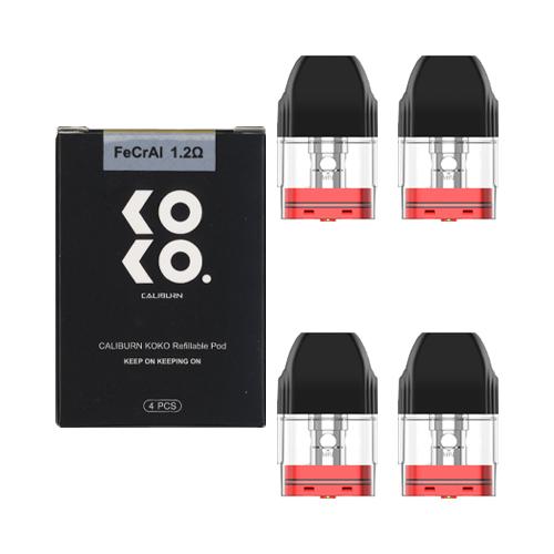 uwell caliburn or koko 2ml replacement pod cartridge 4 pack uwell caliburn or koko 2ml replacement pod cartridge 4 pack