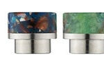 Type #1 Wide Bore Resin & Stainless Steel Drip Tip for Smok TFV8, 12, Prince & 810 import placeholder for 8900509237491
