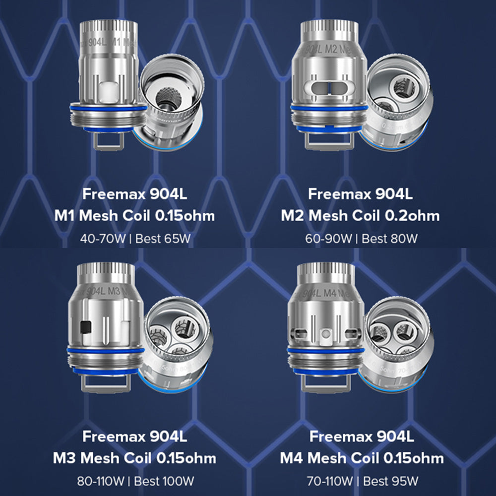 freemax 904l m pro mesh coils (3pcs/pack) freemax 904l m pro mesh coils (3pcs/pack)
