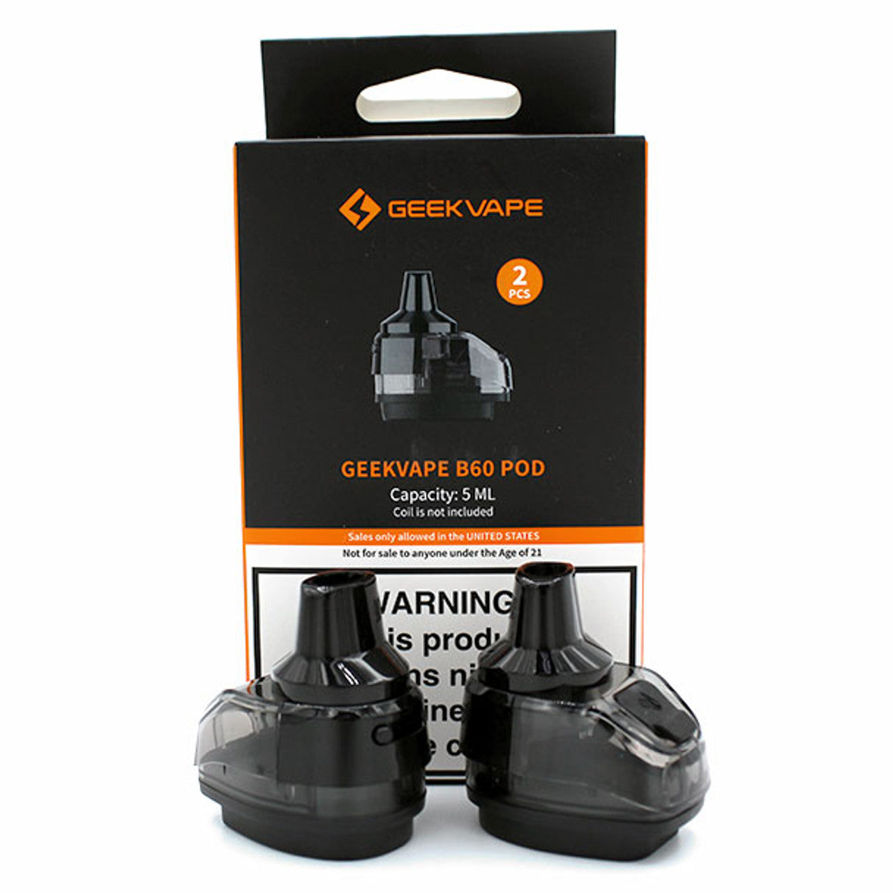 geekvape b60 (aegis boost 2) empty pod cartridge 5ml (2pcs/pack) geekvape b60 (aegis boost 2) empty pod cartridge 5ml (2pcs/pack)