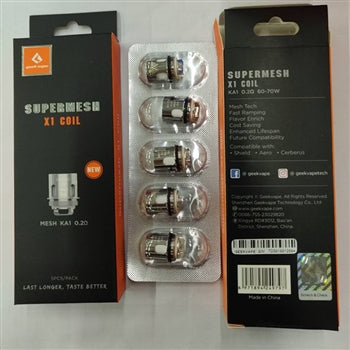 geekvape super mesh replacement coil for shield aero cerberus se 5pcs geekvape super mesh replacement coil for shield aero cerberus se 5pcs