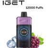 IGET ONE – GRAPE ICE – 12000 PUFFS import placeholder for 18888