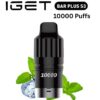 IGET BAR PLUS S3 POD ONLY – DYNAMIC MINT – 10.000 PUFFS import placeholder for 38772