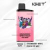 IGET Bar Pro 10000 Puffs Strawberry White Peach Ice Mist import placeholder for 3197
