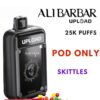 ALIBARBAR UPLOAD POD ONLY – SKITTLES– 25000 PUFFS import placeholder for 9715