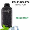 RELX SPARTA – FRESH MINT – 18.000 PUFFS import placeholder for 12012