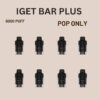 BULK 10 PCS – IGET BAR PLUS POD ONLY – 6000 PUFFS import placeholder for 4233