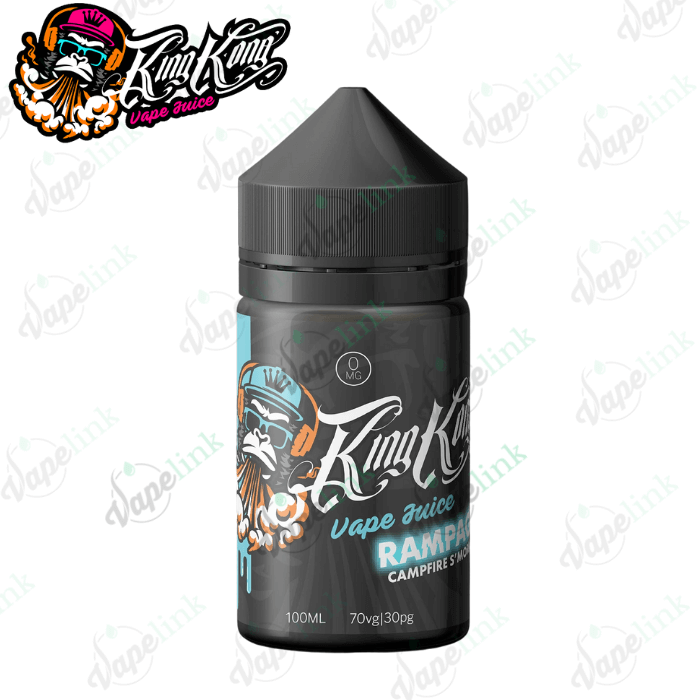 king kong vape juice rampage campfire s'mores 100ml king kong vape juice rampage campfire s'mores 100ml