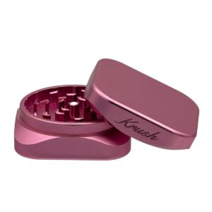 krush kube 2.0 xl aluminium grinder 2 parts – 75mm