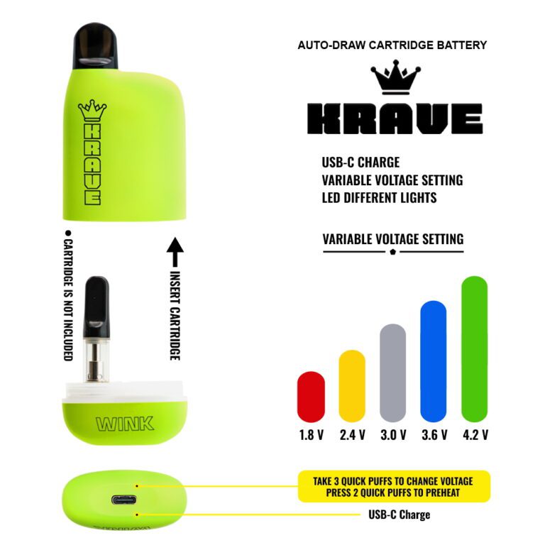 krave wink 510 battery krave wink 510 battery