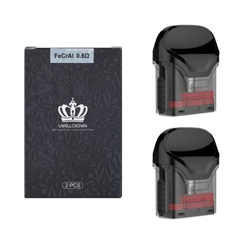 uwell crown refillable replacement pod cartridges (2pcs/pack) uwell crown refillable replacement pod cartridges (2pcs/pack)