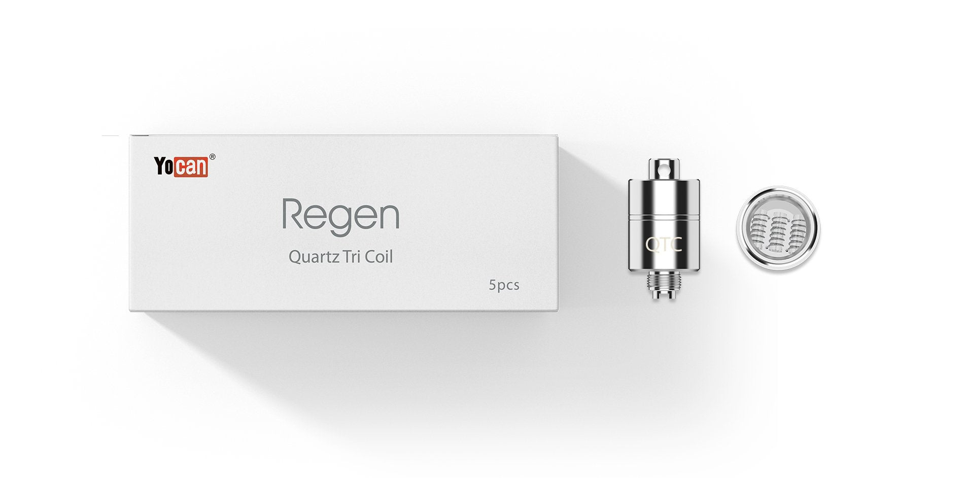 yocan regen wax pen replacement qtc quartz tri coil 5 pcs yocan regen wax pen replacement qtc quartz tri coil 5 pcs