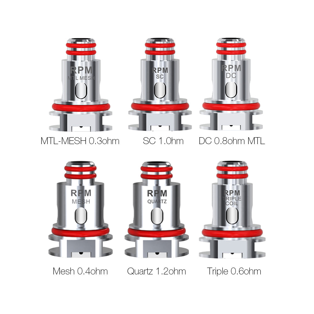 smok rpm replacement coils (5pcs/pack) smok rpm replacement coils (5pcs/pack)
