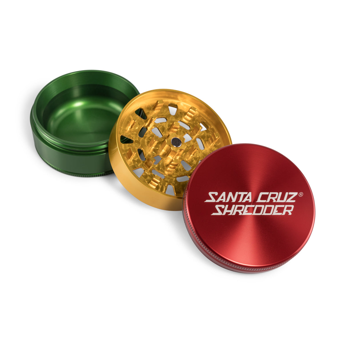 santa cruz shredder 3 piece grinder choose small, medium or large santa cruz shredder 3 piece grinder choose small, medium or large