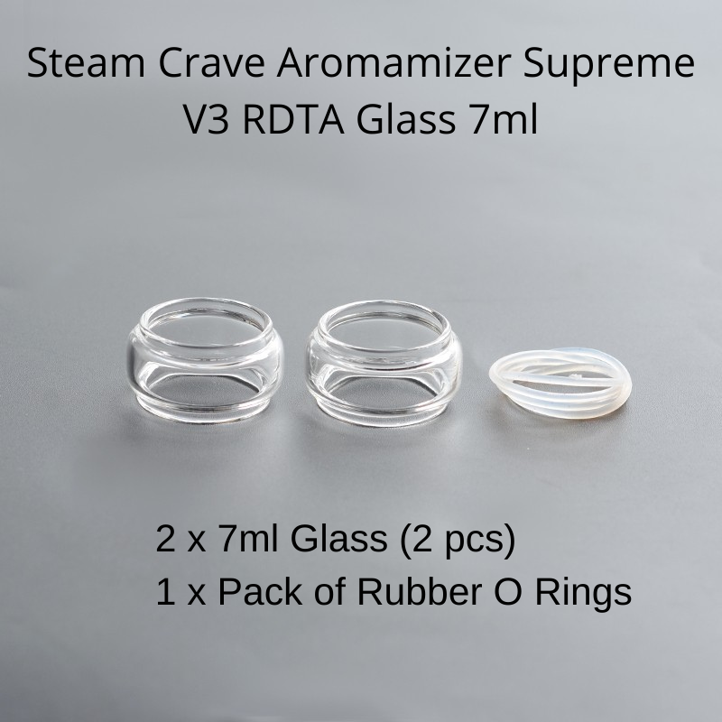 steam crave aromamizer supreme v3 rdta glass options steam crave aromamizer supreme v3 rdta glass options