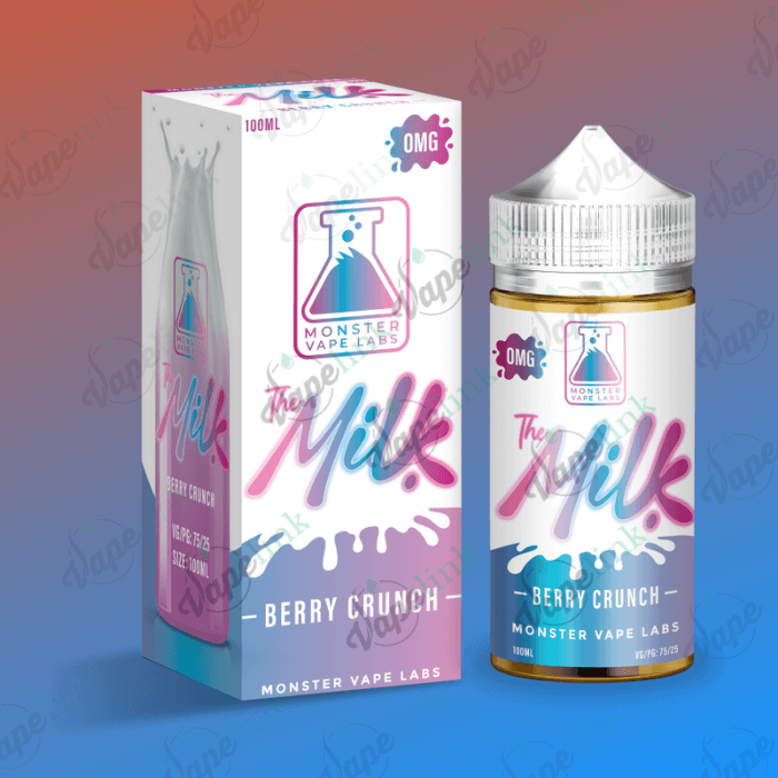 monster vape labs | the milk | berry crunch 100ml monster vape labs | the milk | berry crunch 100ml