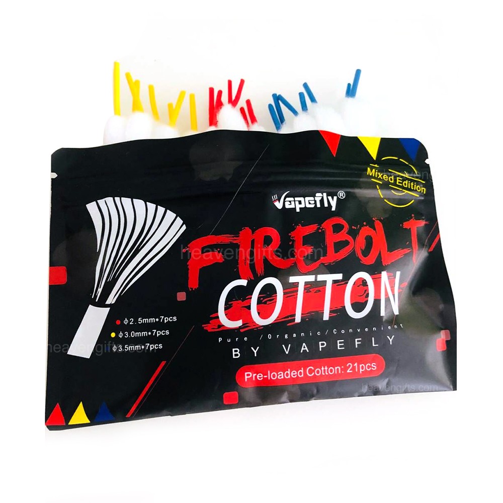 vapefly firebolt cottons mixed edition pack vapefly firebolt cottons mixed edition pack