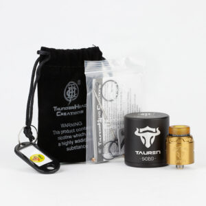 thc tauren solo rda 24mm made by thunderhead creations