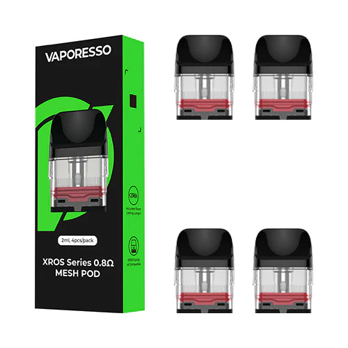 vaporesso xros pod cartridges 2ml/3ml 4 pack vaporesso xros pod cartridges 2ml/3ml 4 pack