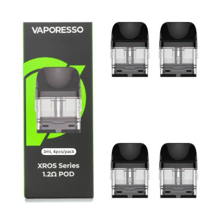 vaporesso xros pod cartridges 2ml/3ml 4 pack vaporesso xros pod cartridges 2ml/3ml 4 pack