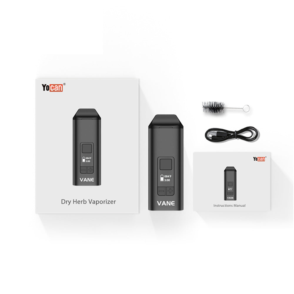 yocan vane dry herb vaporizer 1100mah starter kit yocan vane dry herb vaporizer 1100mah starter kit