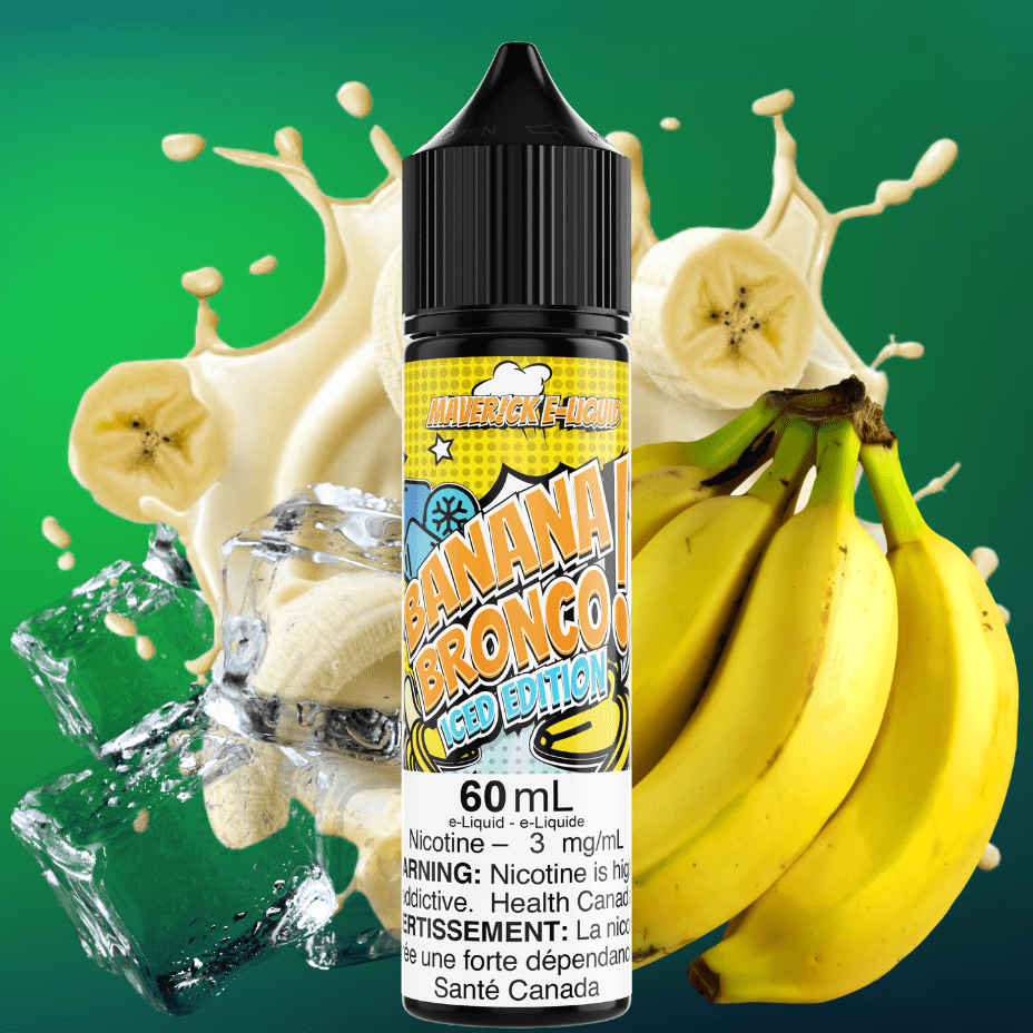 banana bronco iced by maverick e liquid banana bronco iced by maverick e liquid