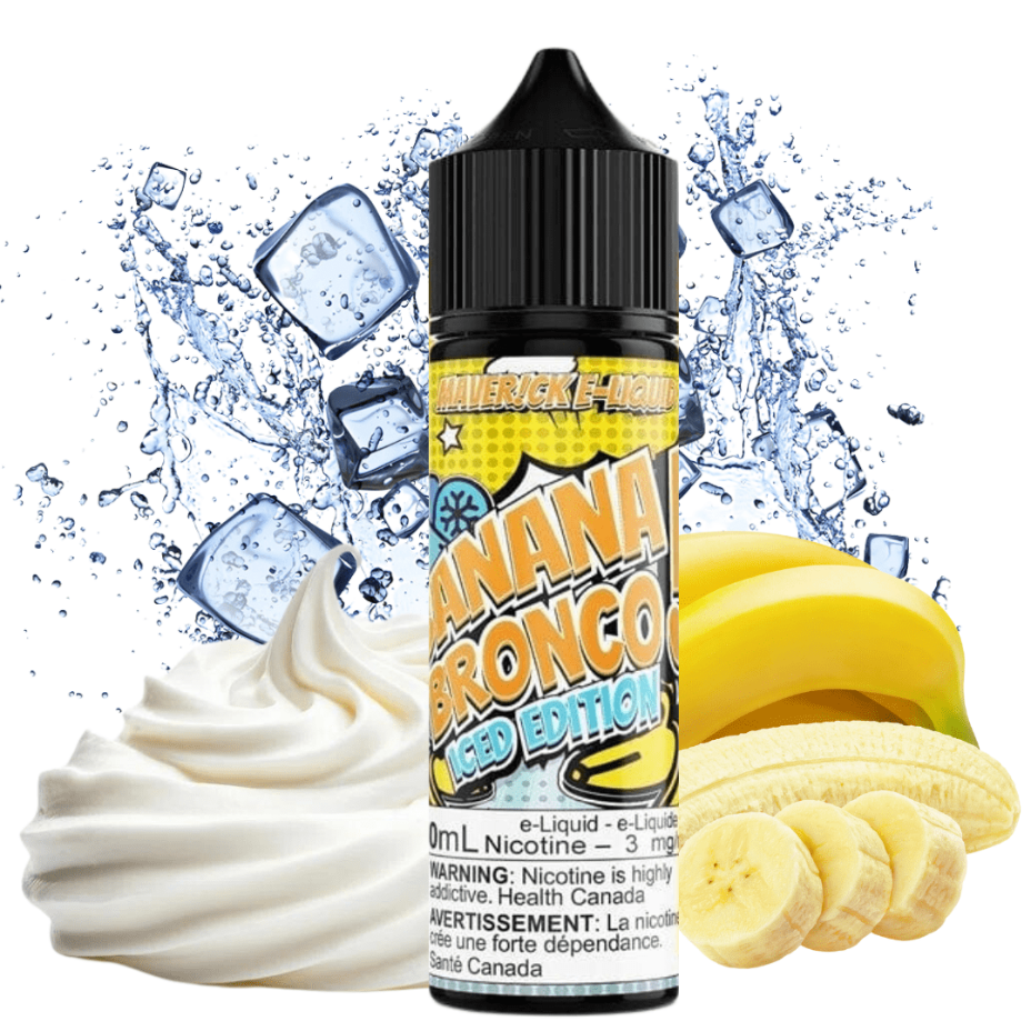 banana bronco iced by maverick e liquid banana bronco iced by maverick e liquid