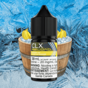 banana ice salt by clx reload e liquid