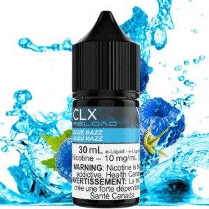 blue razz salt by clx reload e liquid