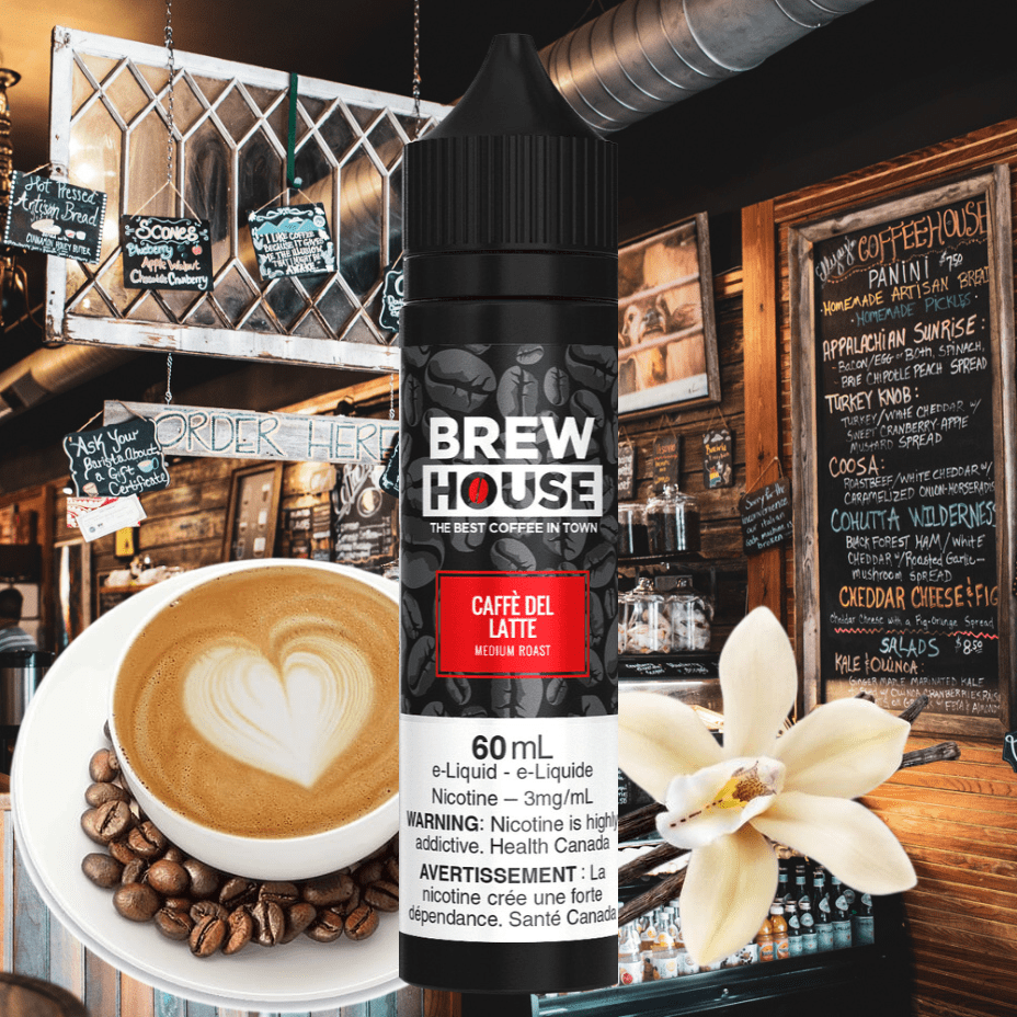 caffe del latte by brew house e liquid caffe del latte by brew house e liquid