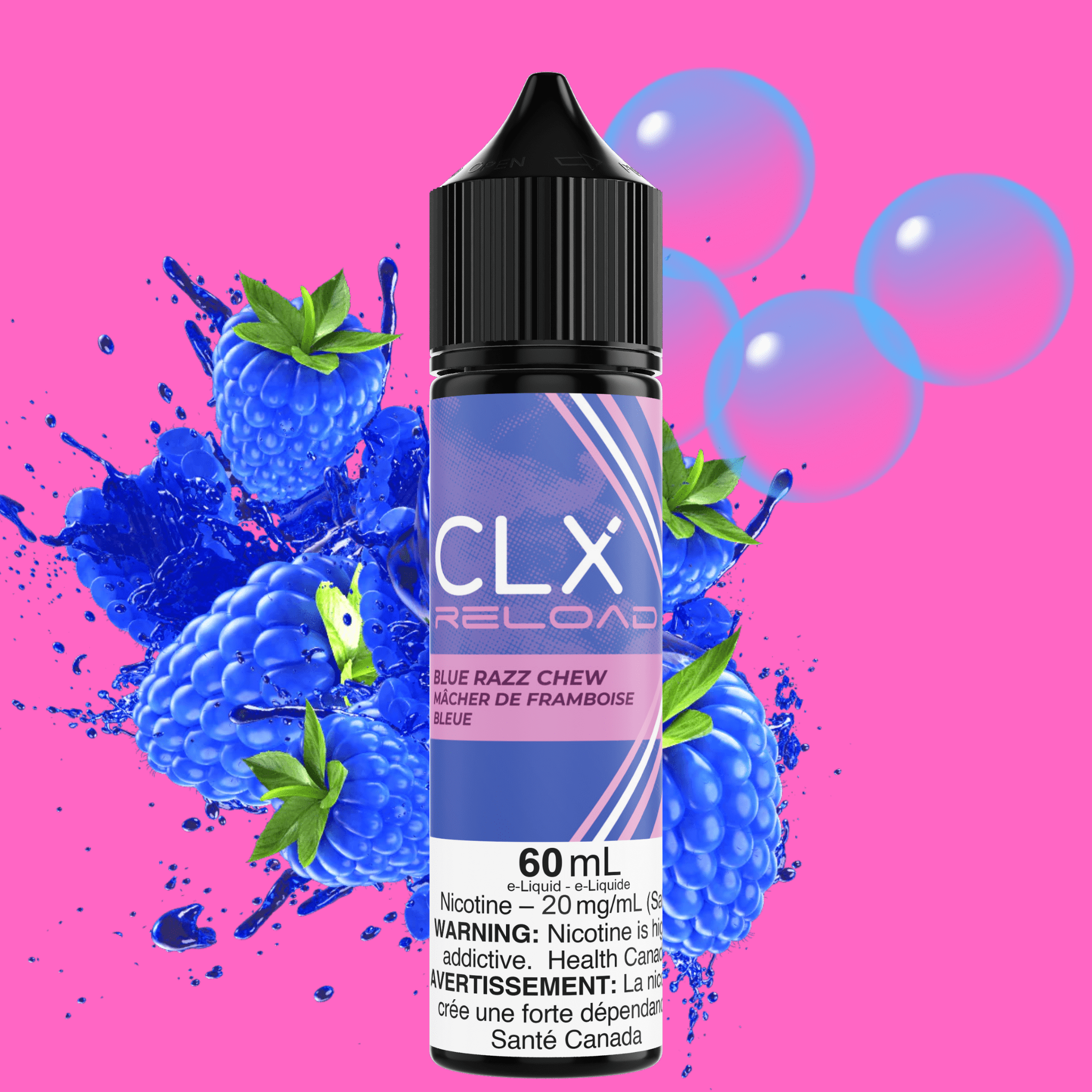 clx reload 60ml salt blue razz chew clx reload 60ml salt blue razz chew