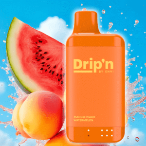 drip'n by envi 16k disposable vape mango peach watermelon