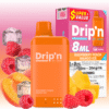 Drip'n by Envi 16K Disposable Vape - Raspberry Peach Mango Ice import placeholder for 7956847788095