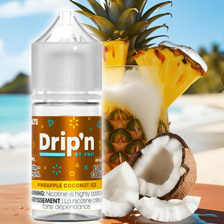 drip'n by envi classics salt pineapple coconut ice drip'n by envi classics salt pineapple coconut ice